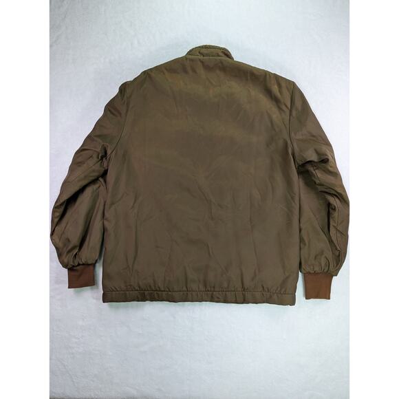 Great Lakes Jacket Small Brown w/Orange Sherpa Lining 60s/70s USA Vtg Rare - Picture 8 of 11